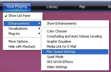 screenshot1wmpx2 Screenshot of Windows Media Player
