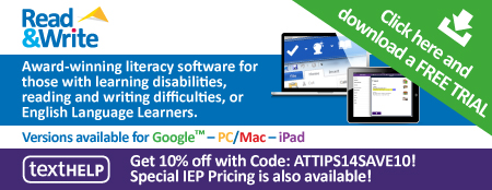 Texthelp ad that links to http://www.texthelp.com/north-america/campaigns/attips
