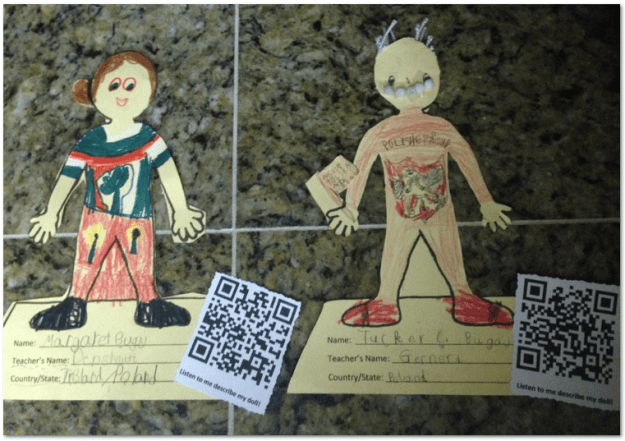 Heritage Dolls with QR Codes